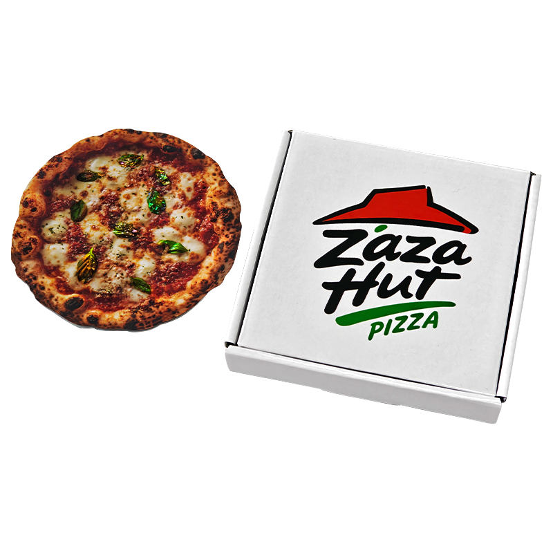 12 Pack - 3.5g Pizza Shaped Bags & Boxes Set  - Zaza Hut's Edition