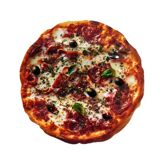 12 Pack - 3.5g Pizza Shaped Bags & Boxes Set - Zaza John's Edition