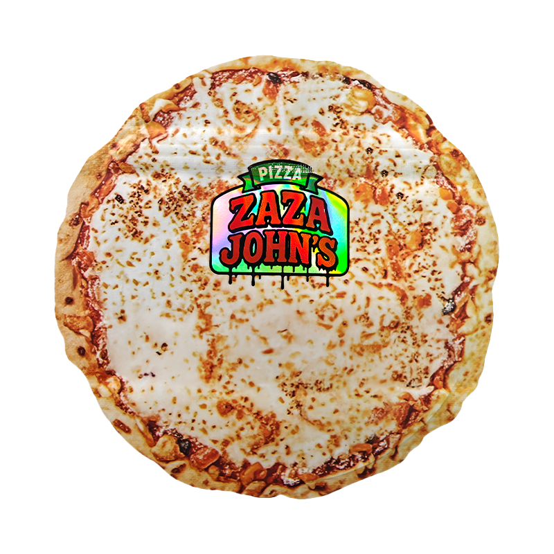 12 Pack - 3.5g Pizza Shaped Bags & Boxes Set  - Zaza John's Edition