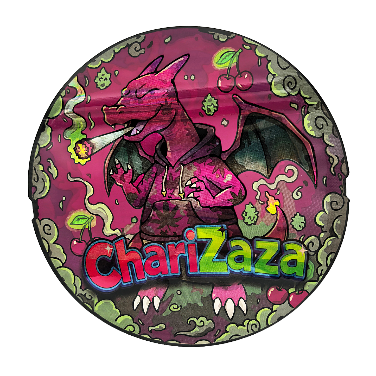 50 Pack – 3.5g Special Die Cut Shaped Mylar Bag - Chari Zaza