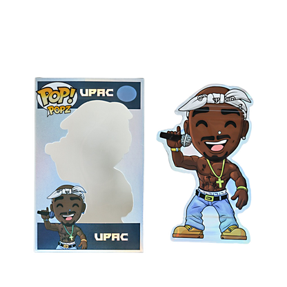 3.5g Mylar Bag with Window Box - POP Upac (25 Bags+25 Boxes)