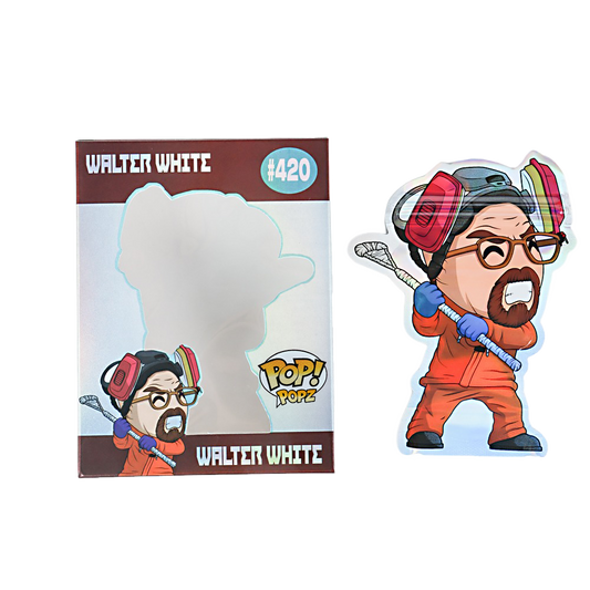 Mylar Bag Funko Pop! vinyl figure of Walter White from 'Breaking Bad' with packaging