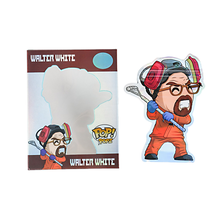 3.5g Mylar Bag with Window Box - POP Walter White (25 Bags+25 Boxes)