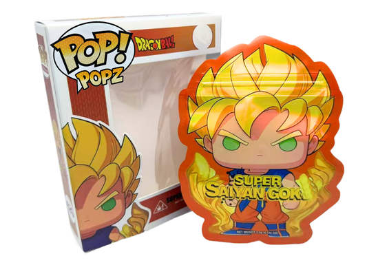 3.5g Mylar Bag with Window Box - POP Gok (25 Bags+25Boxes)