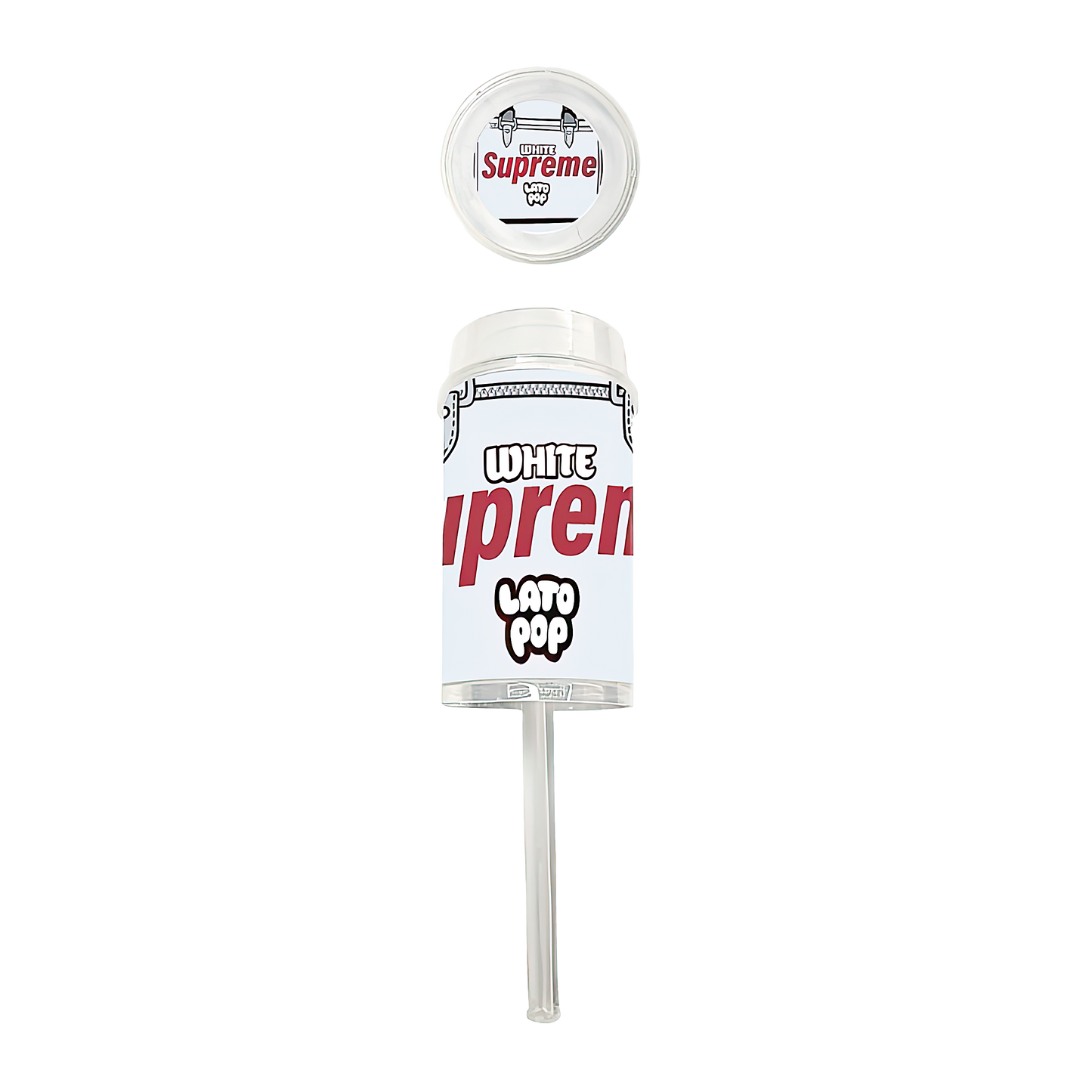 3.5g Push-Up Jar - White Supreme Lato Pop (10 Count)