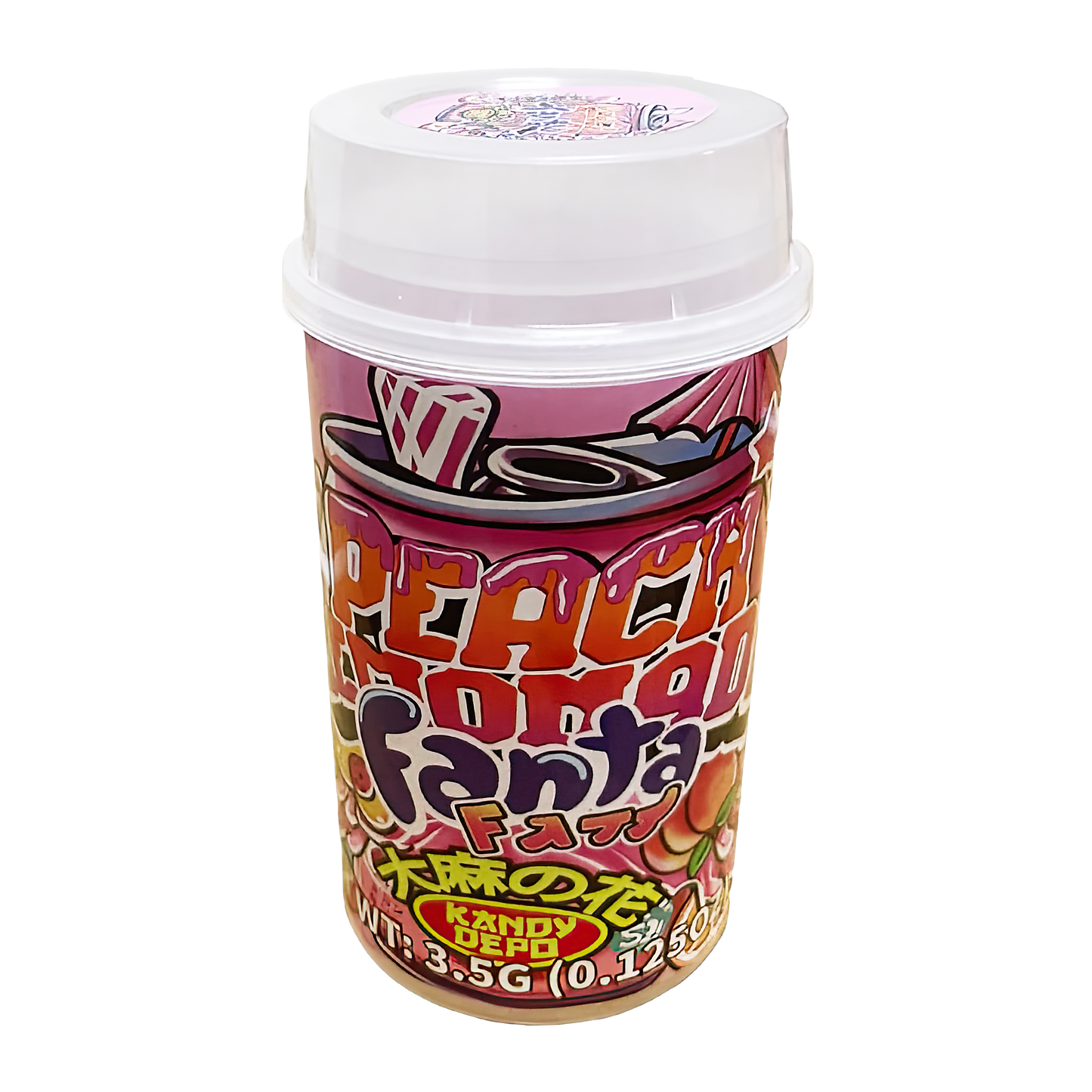 3.5g Push-Up Jar - Peach Lemonade Fanta (10 Count)