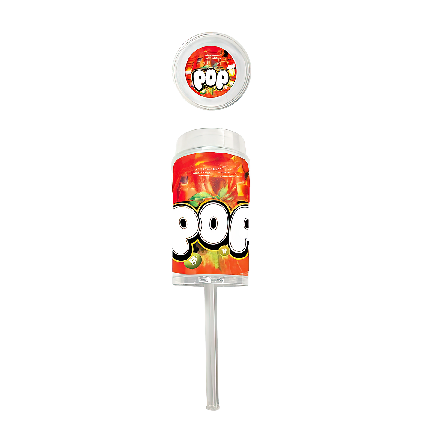 (10-Count) Push-Up Storage Containers – Assorted Graphic Styles (3.5” Height)