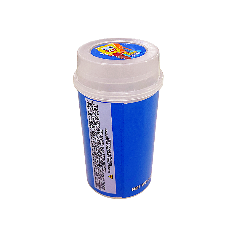 10 Pack - Push-Up Storage Containers with Decorative Wrap Labels - Face Meltzer