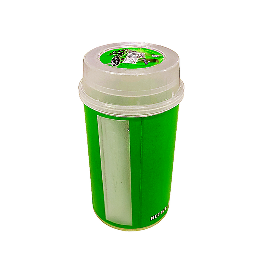 10 Pack - Push-Up Storage Containers with Decorative Wrap Labels - Blanco High Tolerance