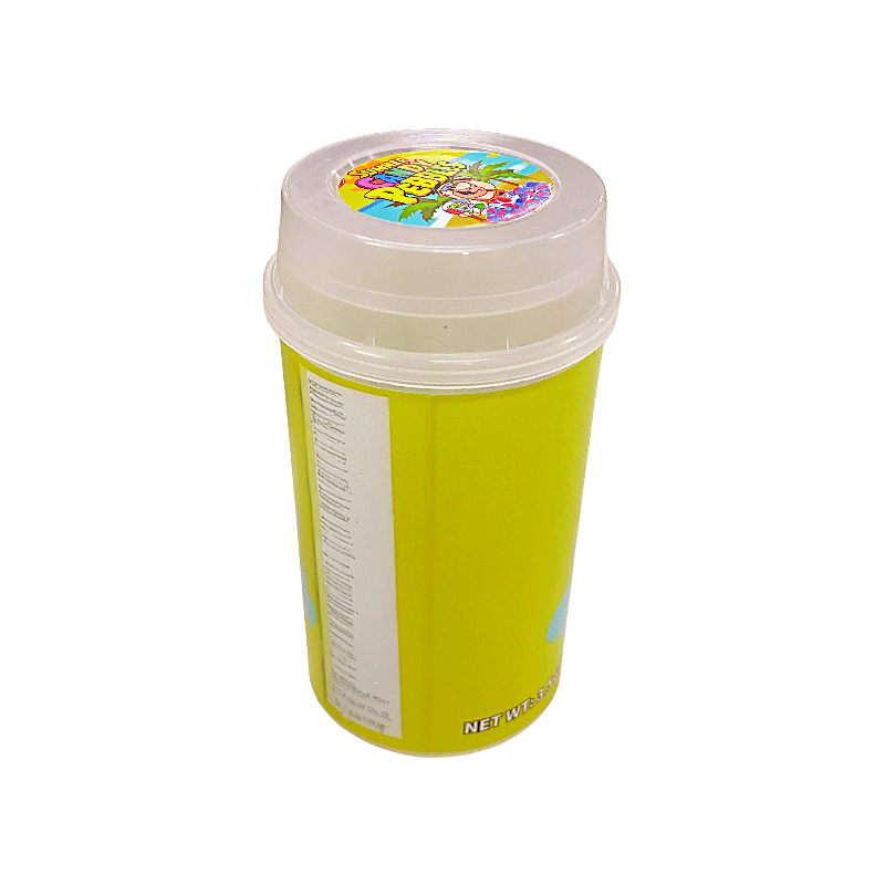 10 Pack - Push-Up Storage Containers with Decorative Wrap Labels - Summer Candy Pebbles