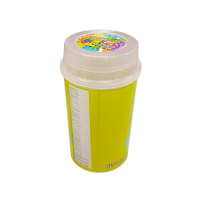 10 Pack - Push-Up Storage Containers with Decorative Wrap Labels - Summer Candy Pebbles