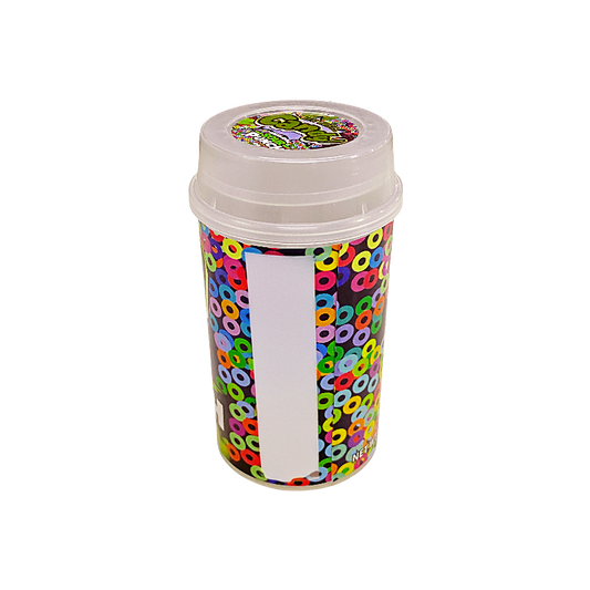 10 Pack - Push-Up Storage Containers with Decorative Wrap Labels - It's Just Candy Sour Punch