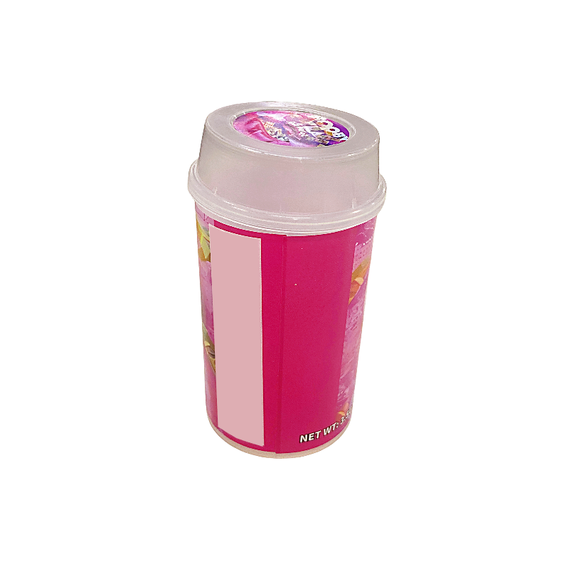 10 Pack - Push-Up Storage Containers with Decorative Wrap Labels - Booby Trap Sprinklez