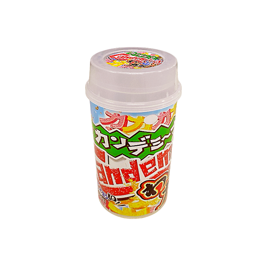 10 Pack - Push-Up Storage Containers with Decorative Wrap Labels -Candemina – Cotton Candy Mix