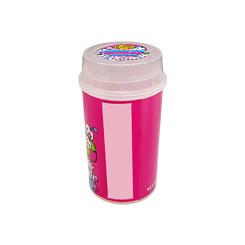 10 Pack - Push-Up Storage Containers with Decorative Wrap Labels - Kandy Depo White Cherry Mochi