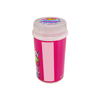 10 Pack - Push-Up Storage Containers with Decorative Wrap Labels - Kandy Depo White Cherry Mochi