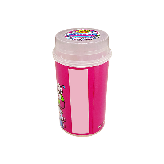 10 Pack - Push-Up Storage Containers with Decorative Wrap Labels - Kandy Depo White Cherry Mochi