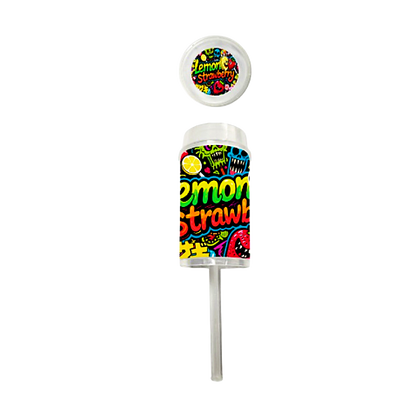 10 Pack - Push-Up Storage Containers with Decorative Wrap Labels - Sour Patch Watermelon Bites