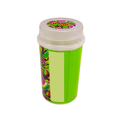 10 Pack - Push-Up Storage Containers with Decorative Wrap Labels - Sour Patch Watermelon Bites