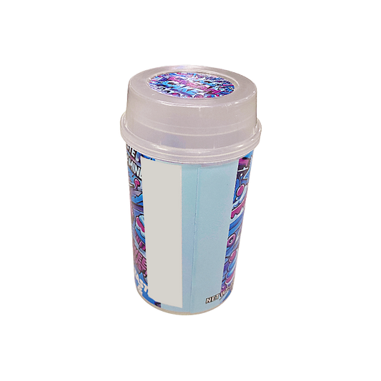10 Pack - Push-Up Storage Containers with Decorative Wrap Labels - Ice Cream Cake