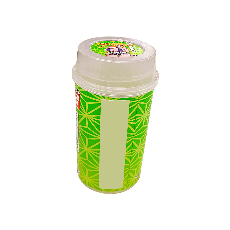 10 Pack - Push-Up Storage Containers with Decorative Wrap Labels - Lemon Popperz
