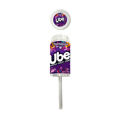 10 Pack - Push-Up Storage Containers with Decorative Wrap Labels - High Tolerance Ube Purple Fruit