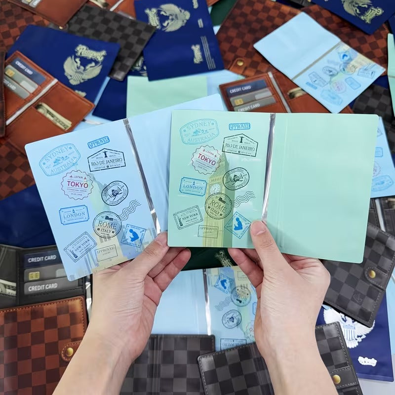 (25 Count) 4 Styles 3.5 Size Passport & Wallet Style Mylar Bags