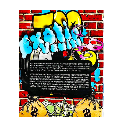 1g Exotic Mylar Bag - Exotic Vault (100 Count)