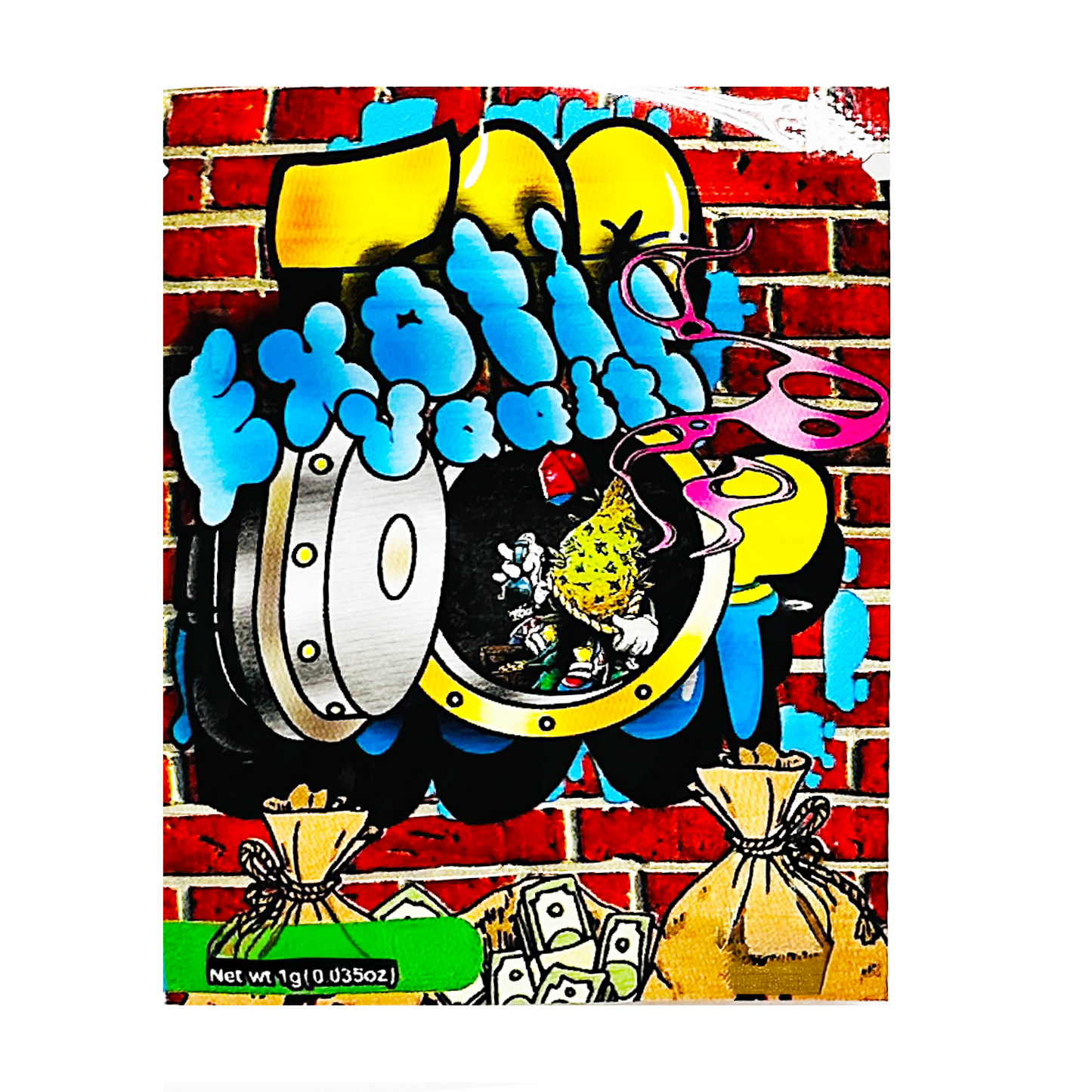 1g Exotic Mylar Bag - Exotic Vault (100 Count)