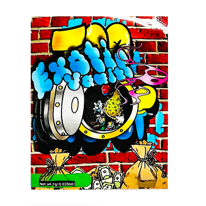 1g Exotic Mylar Bag - Exotic Vault (100 Count)