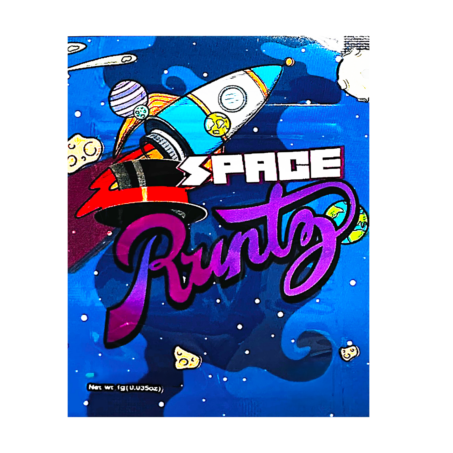 1g Exotic Mylar Bag - Space Runtz (100 Count)