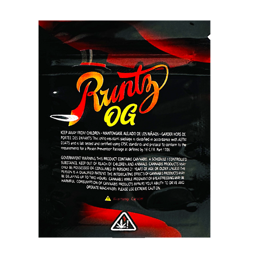 1g Exotic Mylar Bag - Runtz OG (100 Count)