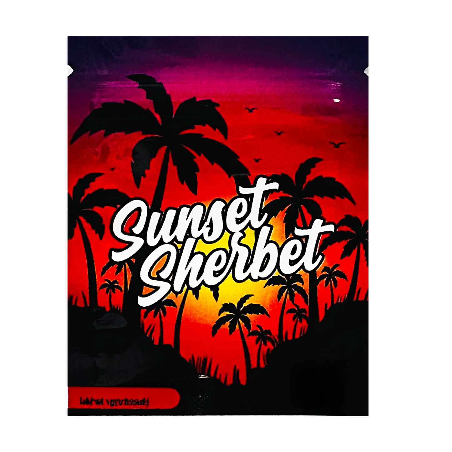 1g Exotic Mylar Bag - Sunset Sherbet (100 Count)