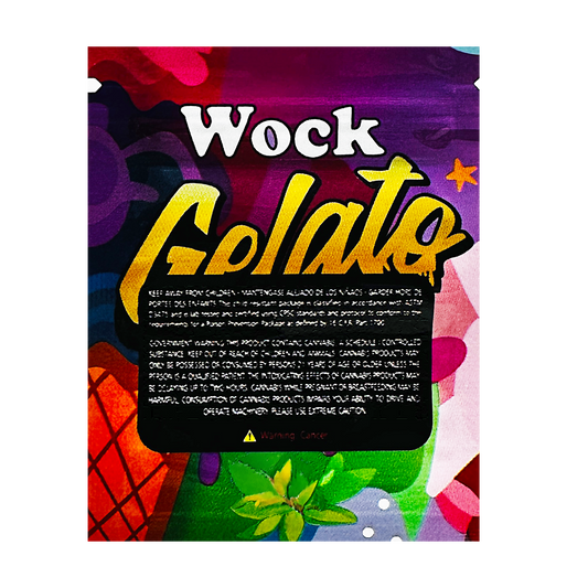 1g Exotic Mylar Bag - Work Gelato (100 Count)