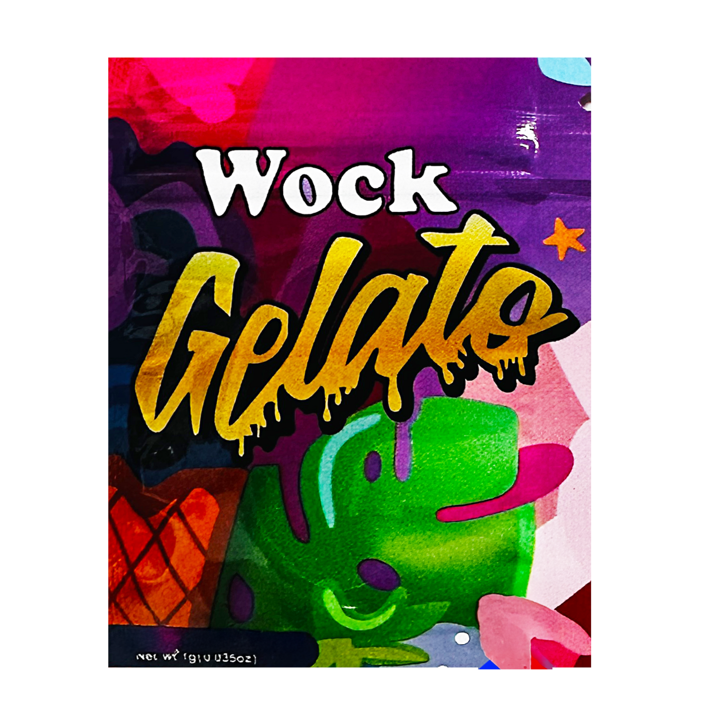 1g Exotic Mylar Bag - Work Gelato (100 Count)