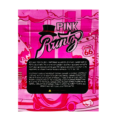 1g Exotic Mylar Bag - Pink Runtz (100 Count)