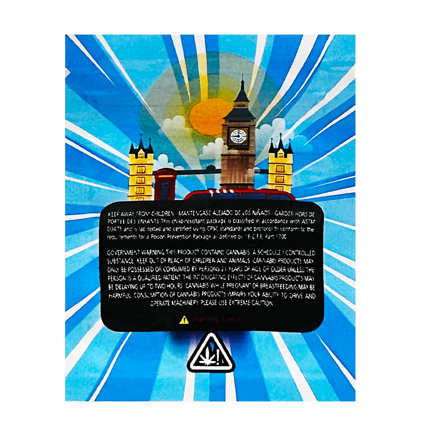 1g Exotic Mylar Bag - London Pound Cake (100 Count)