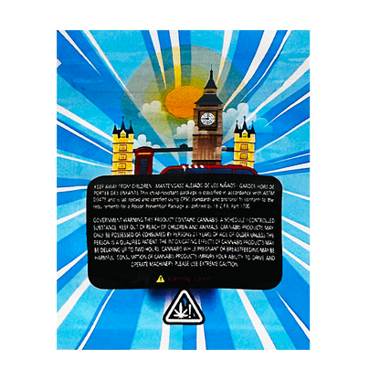 1g Exotic Mylar Bag - London Pound Cake (100 Count)