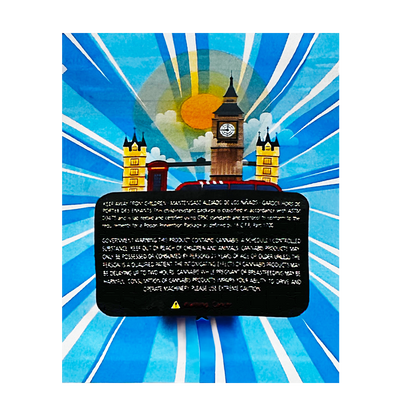 1g Exotic Mylar Bag - London Pound Cake (100 Count)