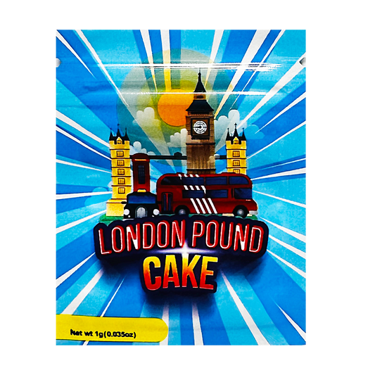 1g Exotic Mylar Bag - London Pound Cake (100 Count)