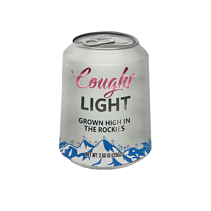 3.5g Shaped Mylar Bag - Cough Light (50 Count)