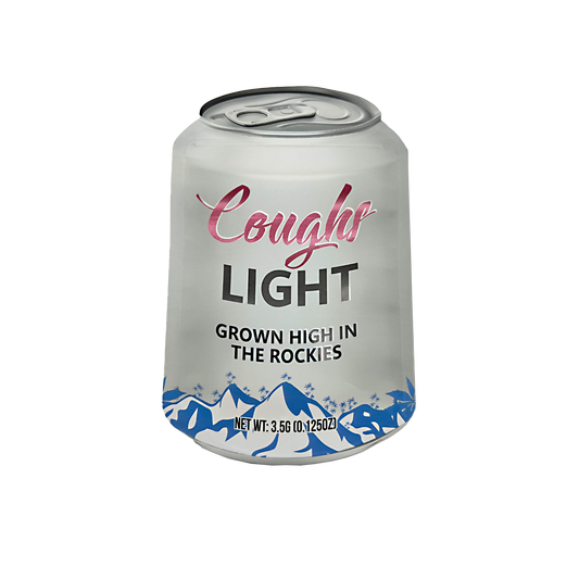 3.5g Shaped Mylar Bag - Cough Light (50 Count)