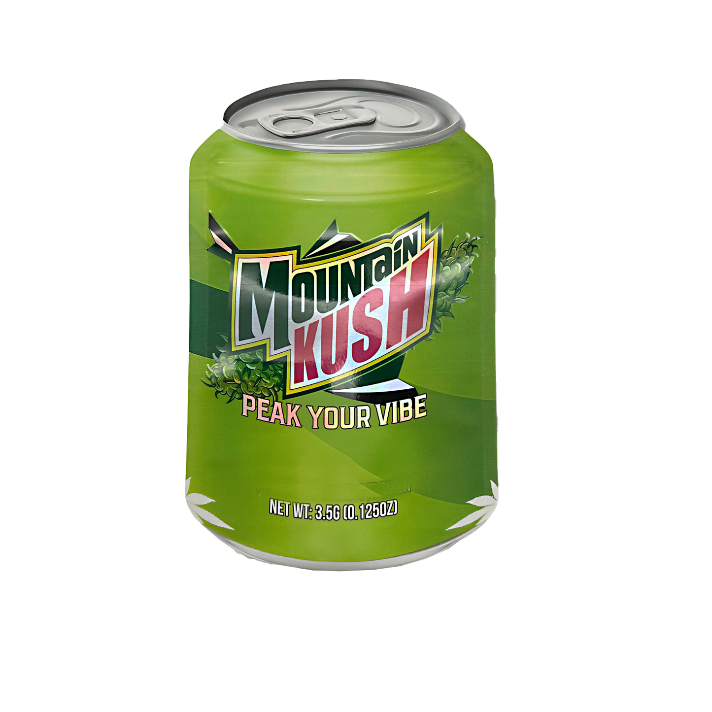 3.5g Shaped Mylar Bag - Mountain Kush (50 Count)