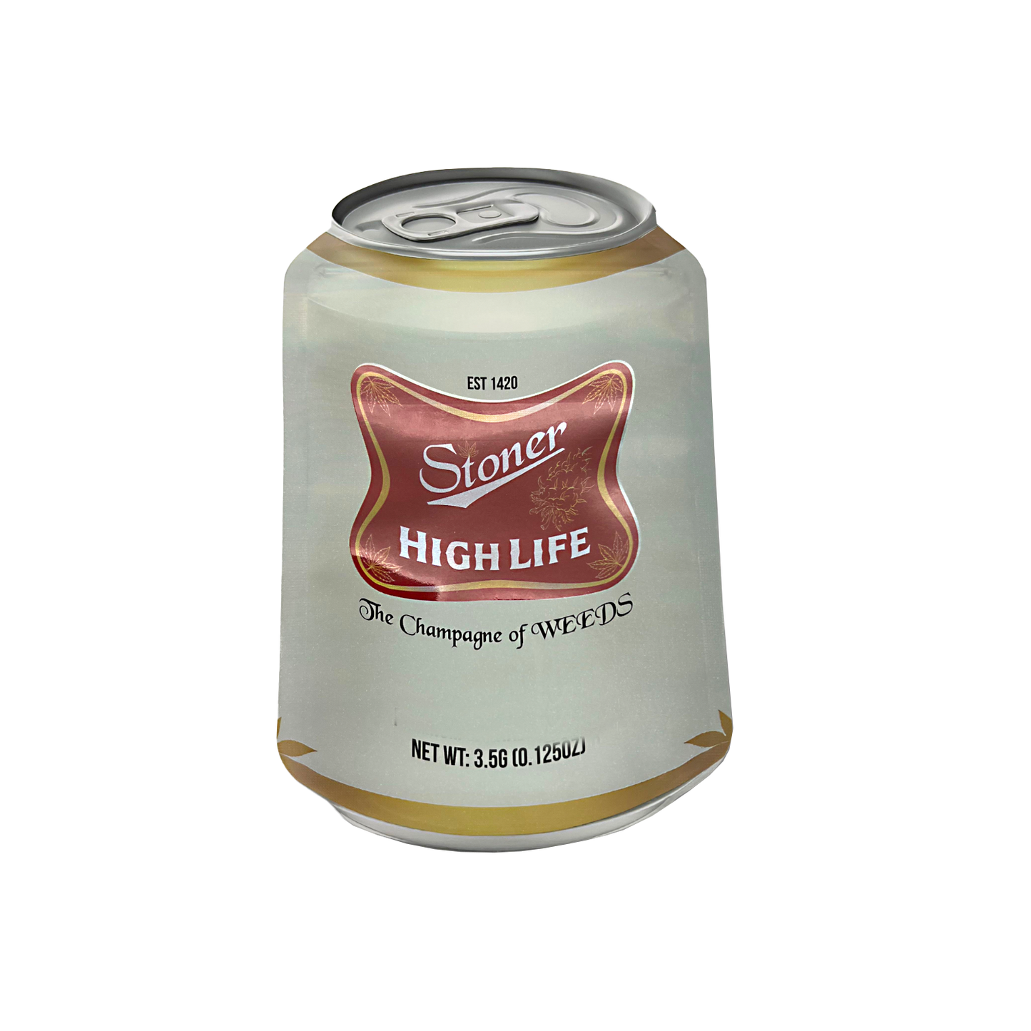 3.5g Shaped Mylar Bag - Stoner High Life (50 Count)