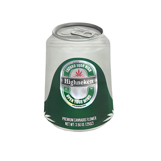 3.5g Shaped Mylar Bag - Highneken (50 Count)