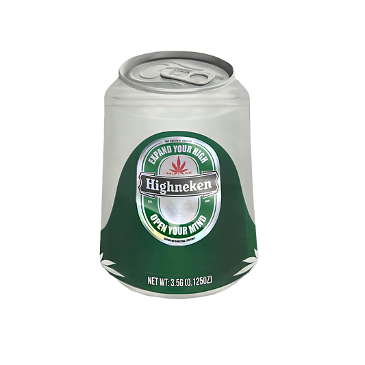 3.5g Shaped Mylar Bag - Highneken (50 Count)