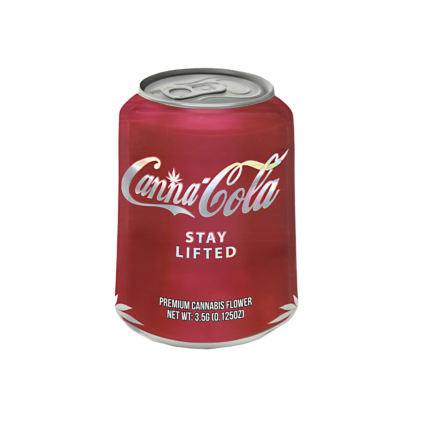 3.5g Shaped Mylar Bag - Canna Cola (50 Count)