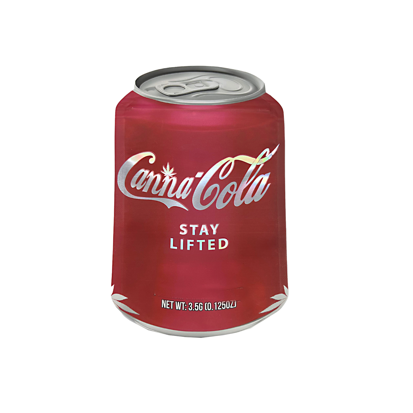 3.5g Shaped Mylar Bag - Canna Cola (50 Count)