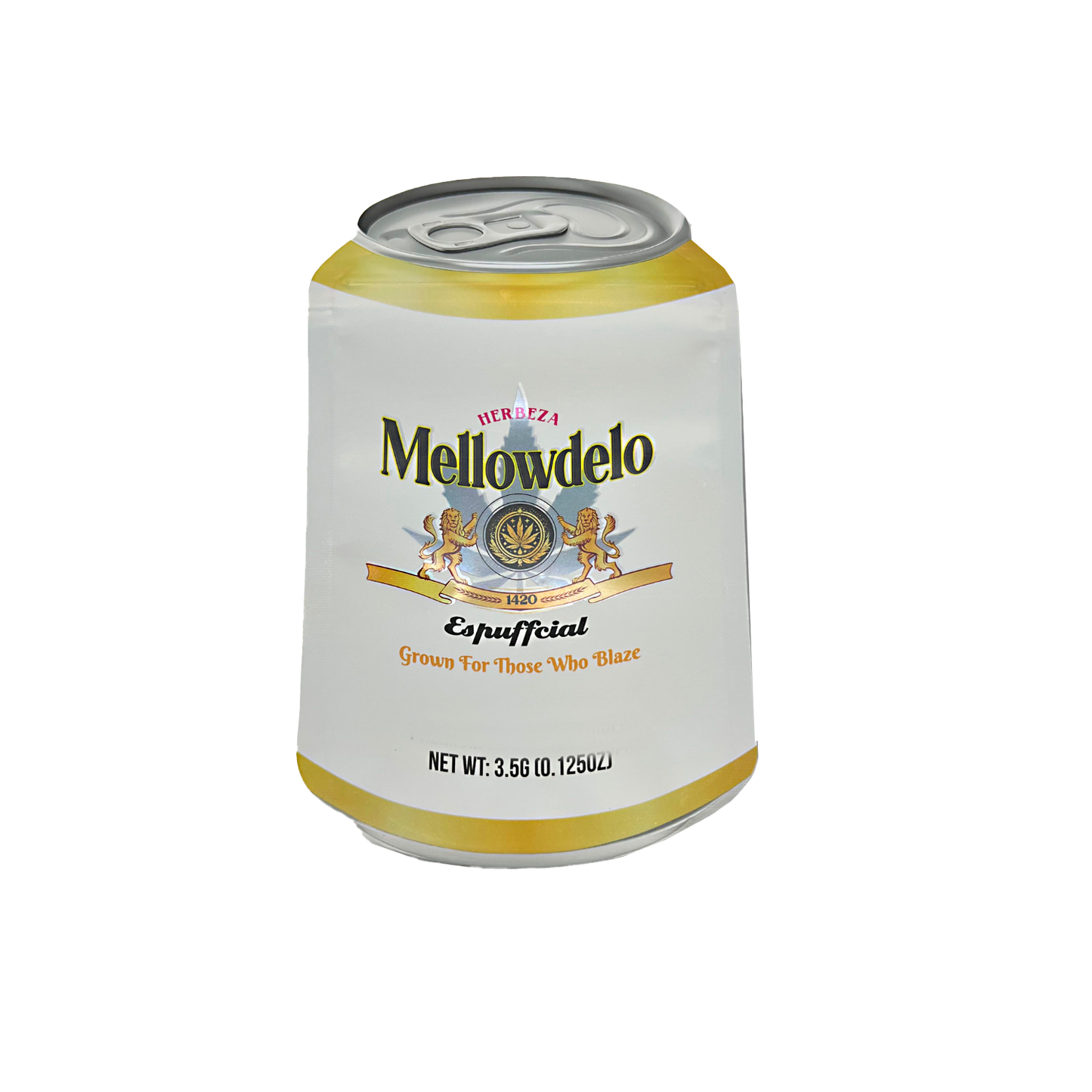 50 Pack - 3.5G Soda & Liquor Shaped Mylar Bags - Mellowdelo