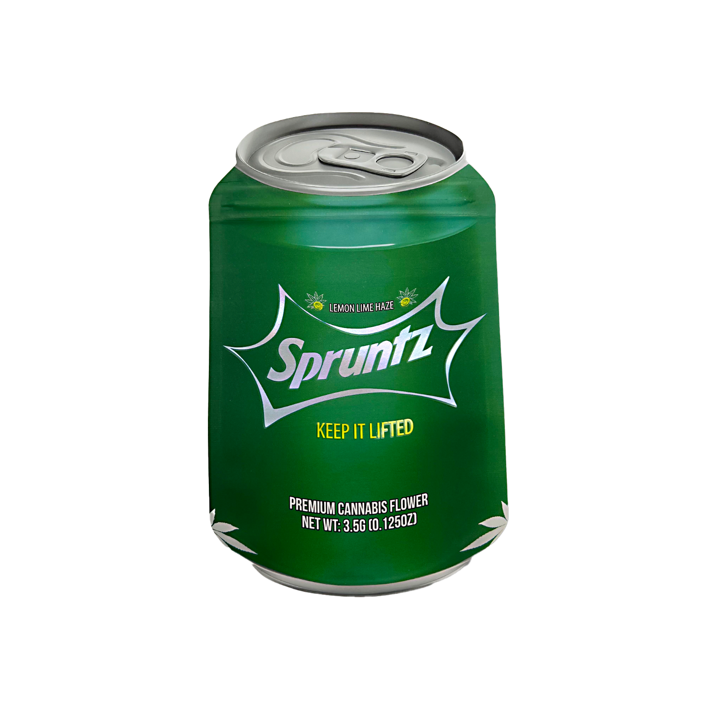 3.5g Shaped Mylar Bag - Spruntz (50 Count)